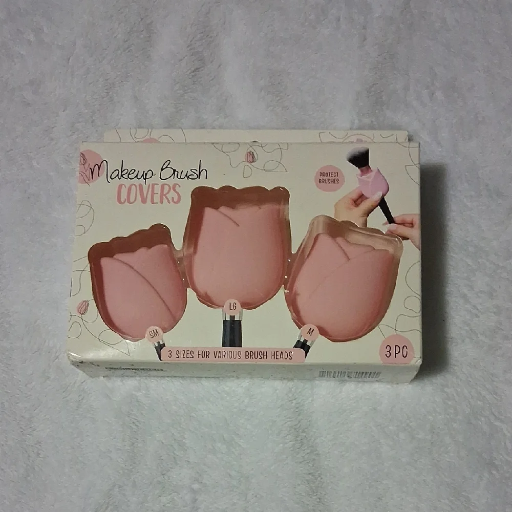 Pink Makeup Brush Covers Set